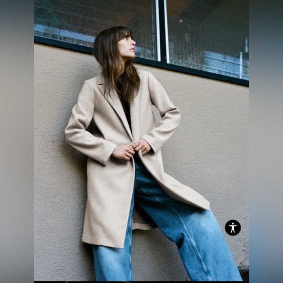 Zara textured felt  coat  ⭐️New collection ⭐️ - Picture 3 of 16